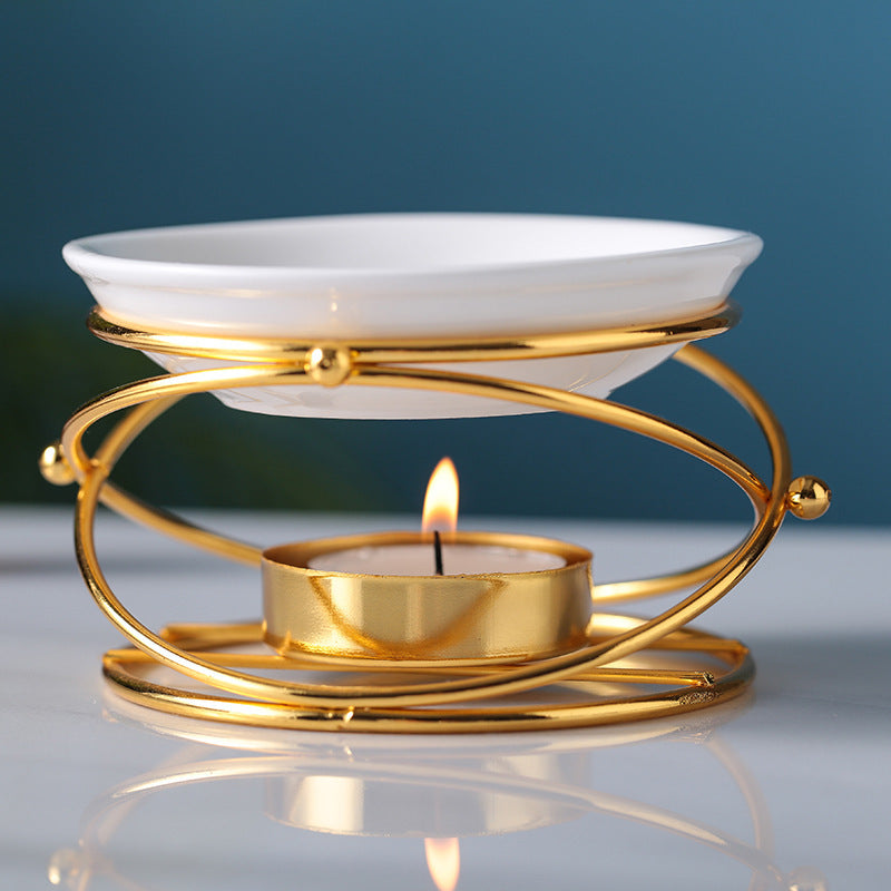 Golden Creative Aromatherapy Furnace Essential Oil Lamp Furnace