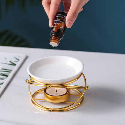 Golden Creative Aromatherapy Furnace Essential Oil Lamp Furnace
