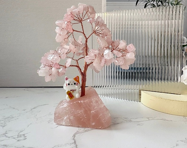 粉水晶樹