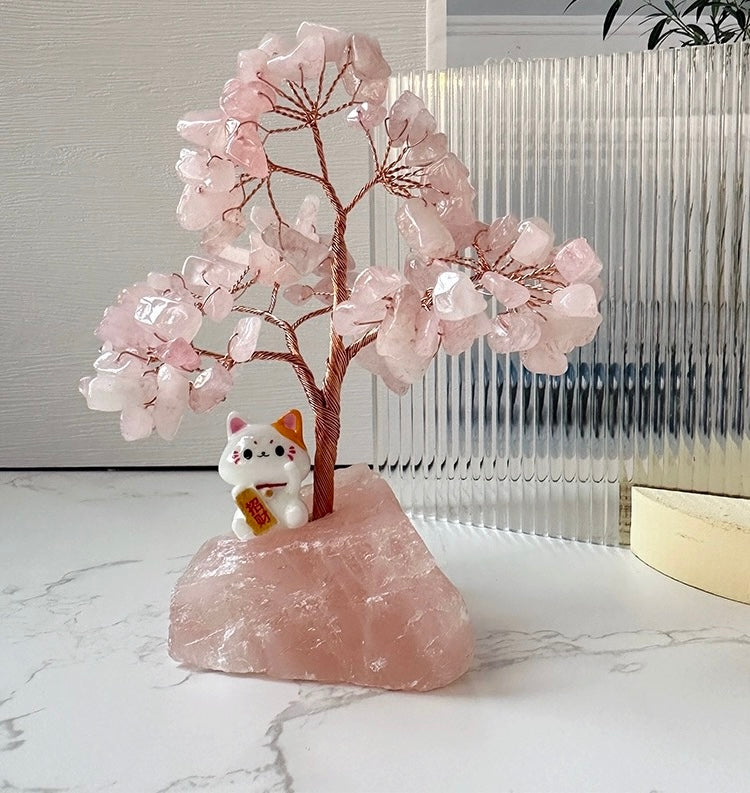 粉水晶樹