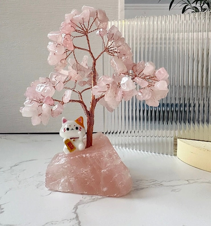 粉水晶樹