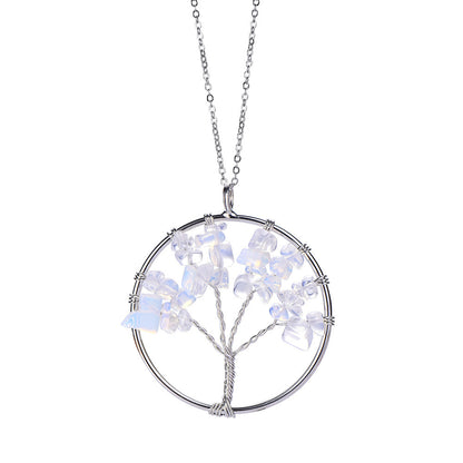Hand Winding Tree Of Life Pendant Lucky Tree Jewelry